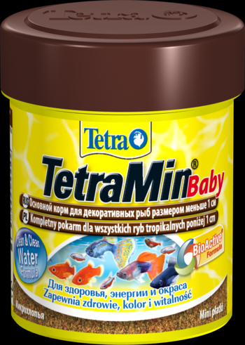 TetraMin Baby 66 мл Тетра Мин Бэйби для мальков до 1 см