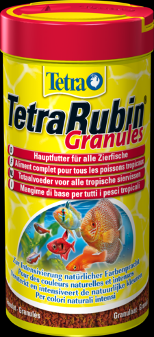 TetraRubin Granules 250 мл Тетра Рубин Гранулы Корм для окраски рыб, гранулы