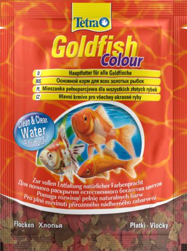 Tetra Goldfish Colour Sachet пакет 12 г  Тетра Голдфиш Колор Корм для золотых рыбок, хлопья