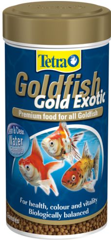 Tetra Goldfish Gold Exotic 250 мл Тетра Голдфиш Голд Экзотик Корм для золотых рыбок, гранулы
