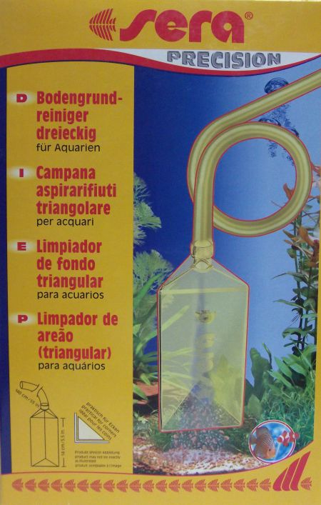 Sera Грунтоочиститель (сифон) для аквариума 14 см треугольный