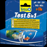 Tetra Test 6 in 1 25 тестирующих полосок Тесты для воды 6 в 1