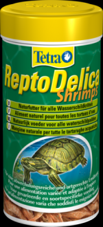 Tetra ReptoDelica Креветки 1 литр Лакомство для водных черепах с креветками