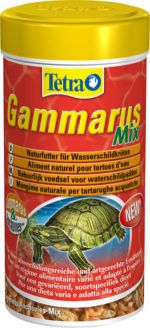 Tetra Gammarus Mix 250 мл Корм в виде смеси гаммаруса и анчоусов для водных черепах.