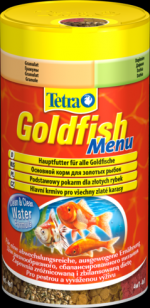 Tetra Goldfish Menu 250 мл Тетра Голдфиш Меню Корм для золотых рыбок 4 корма