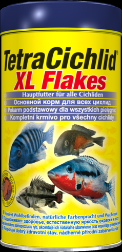 TetraCichlid XL корм для всех видов цихлид, крупные хлопья 1 л